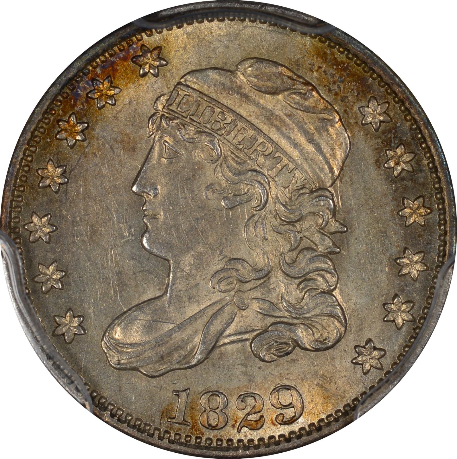 1829 LM-13.2 PCGS MS-62 30115680 Obverse