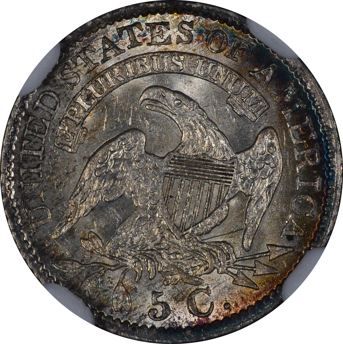 1829 LM-5 NGC MS-63 6208720-011 Reverse