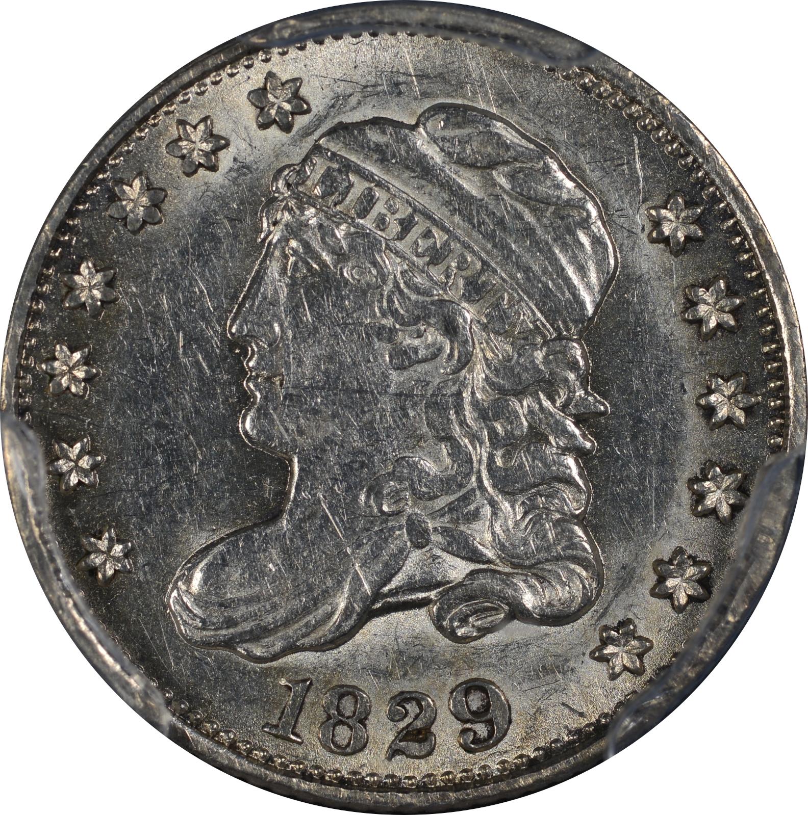 1829 LM-7.1 PCGS AU-58 33954960 Obverse