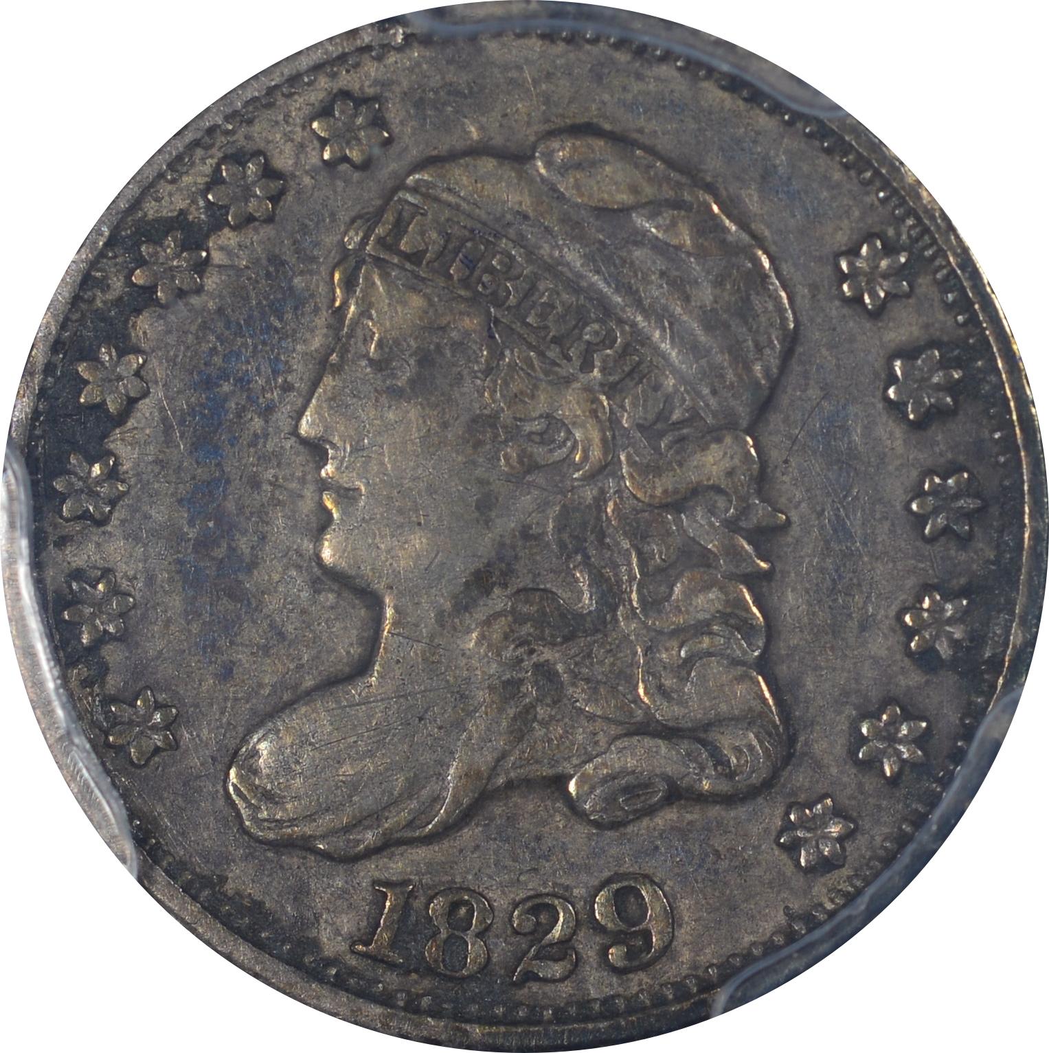 1829 LM-7.3 PCGS VF-35 CAC 82666649 Obverse