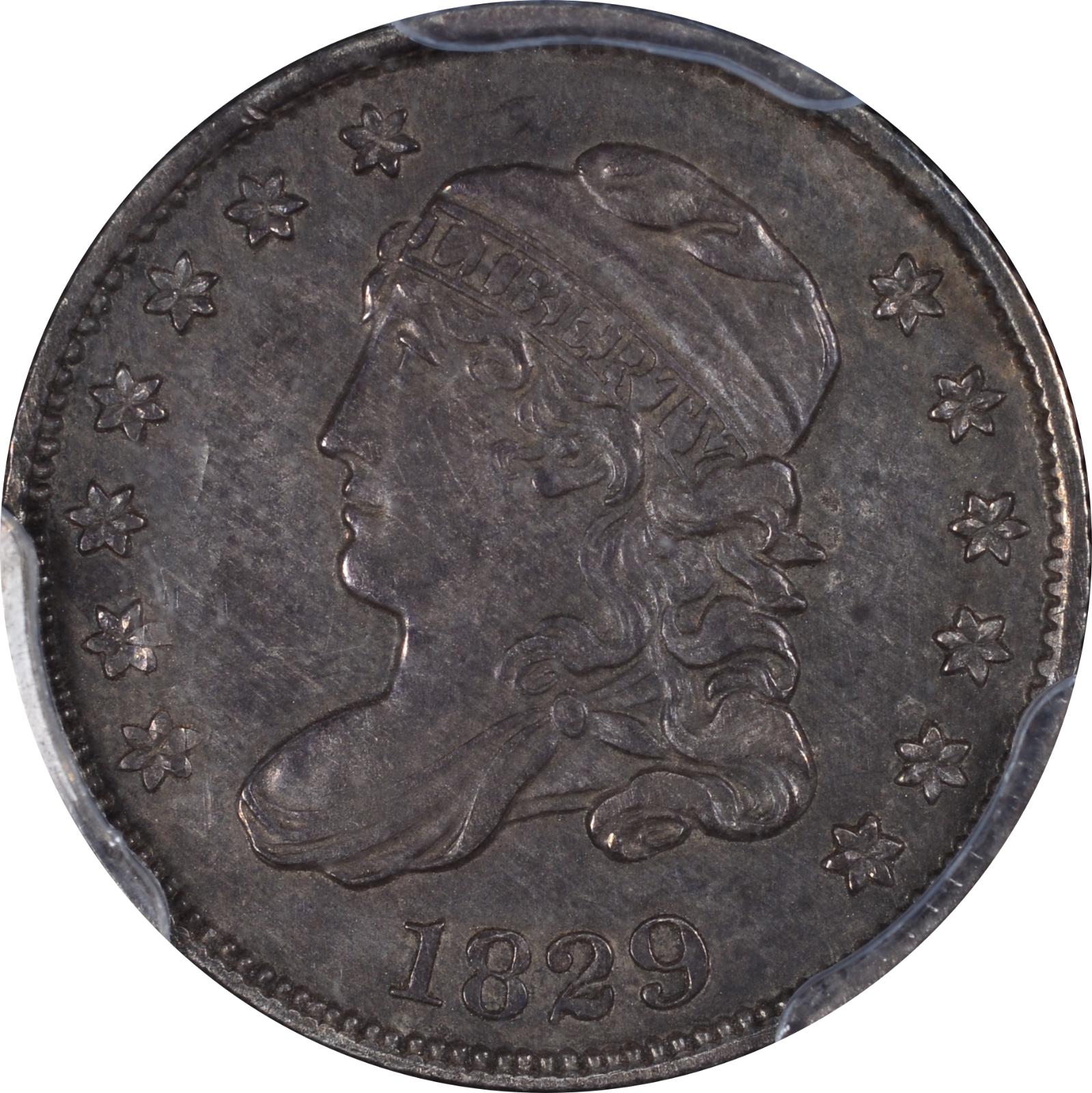 1829 LM-8 PCGS AU-50 48985706 Obverse