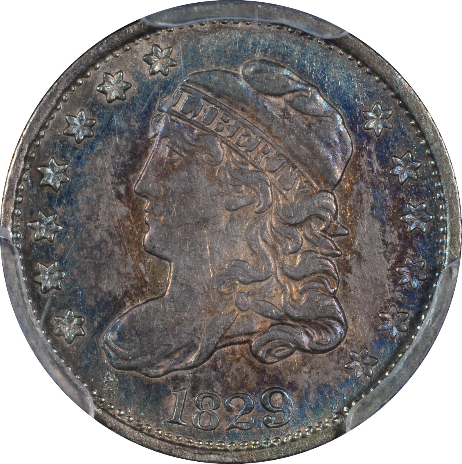 1829 LM-9 AU-58 CAC PCGS 58311122 Obverse