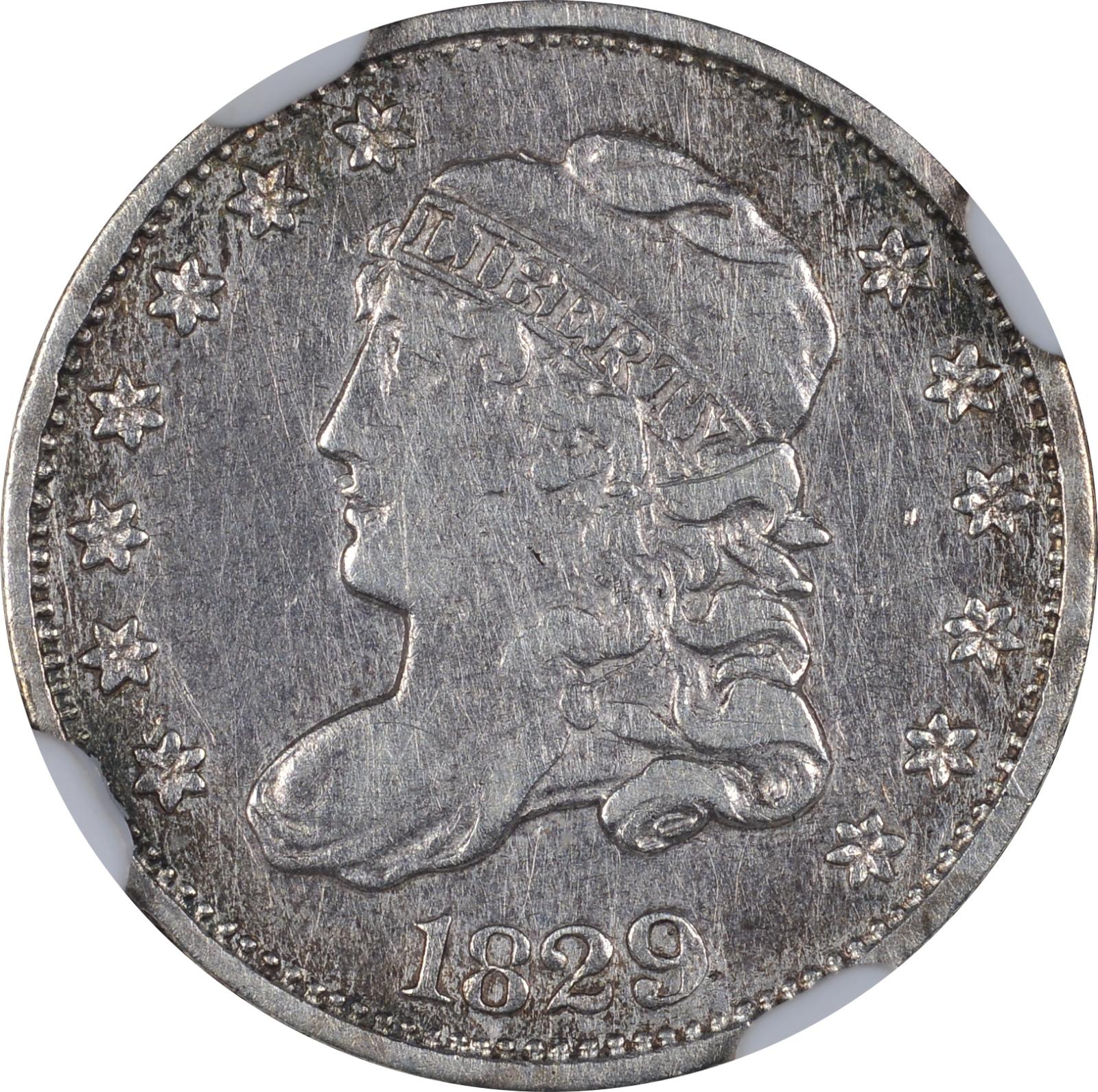 1829 LM-9 NGC AU-Det-Cleaned 6062255-015 Obverse