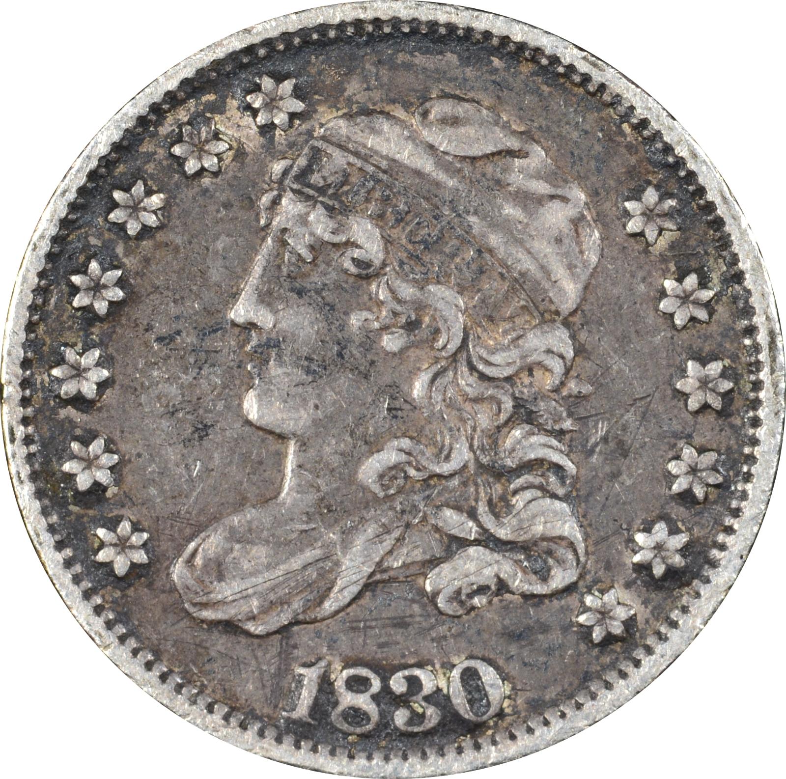 1830 LM-13 XF-40 Raw Obverse
