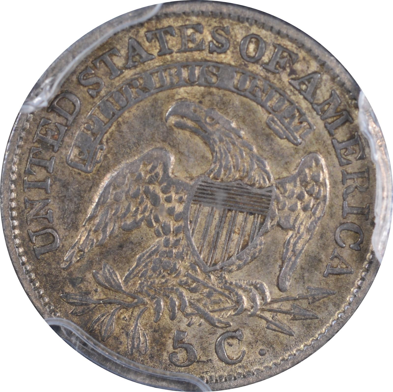 1830 LM-3 AU-50 CAC PCGS 27829846 Reverse