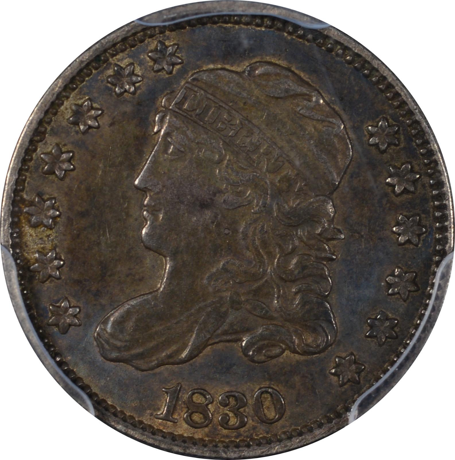 1830 LM-6 AU-50 PCGS 59836754 Obverse