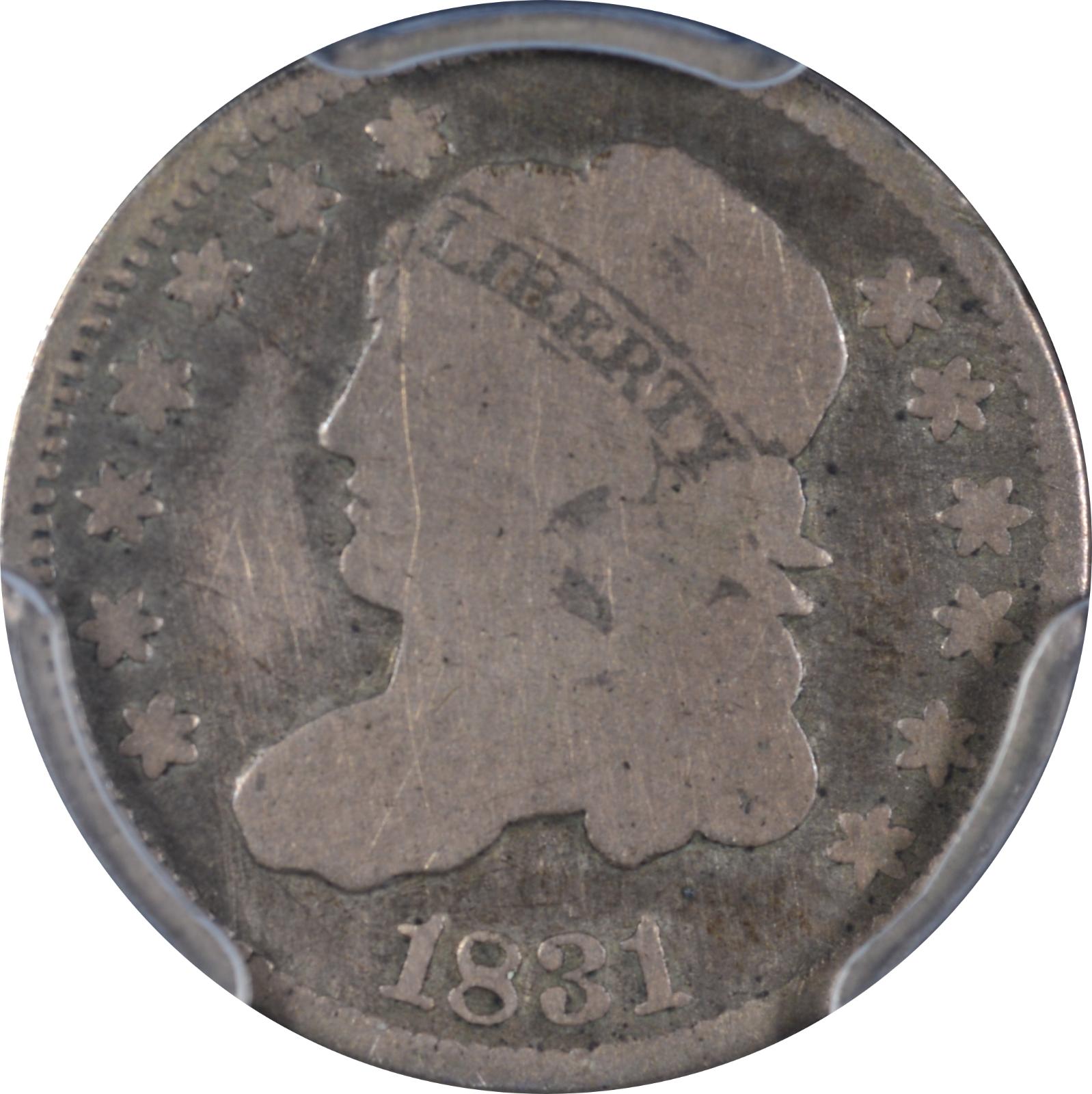 1831 LM-1.3 PCGS G-04 Cud 58634372 Obverse