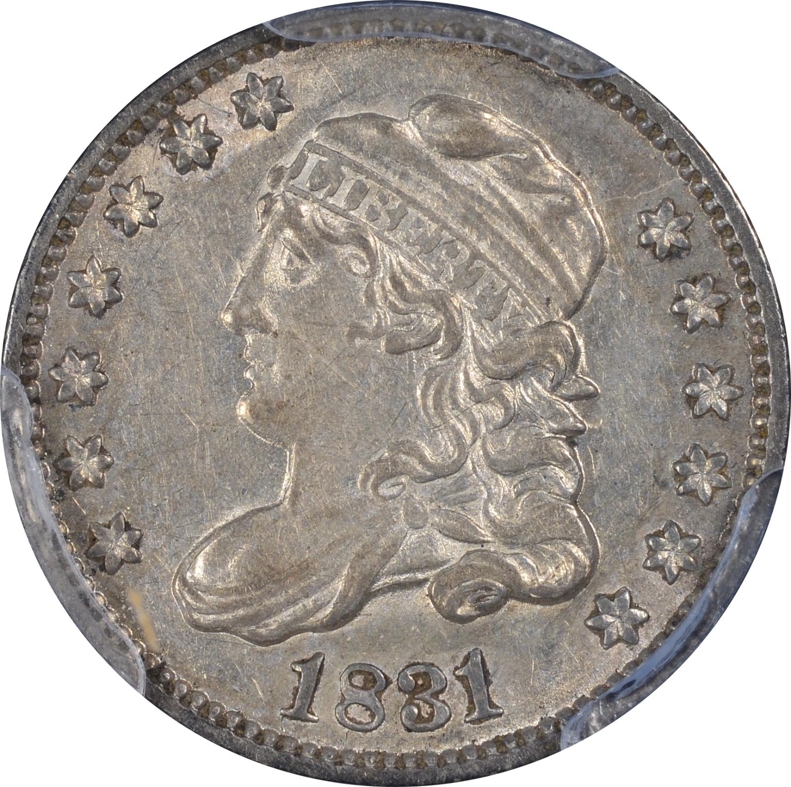 1831 LM-6 MDS PCGS AU-55 45645394 Obverse