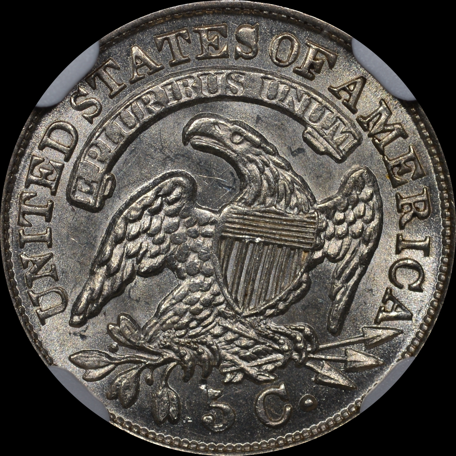 1832 LM-4 MS62 NGC-CAC 12341234 Reverse