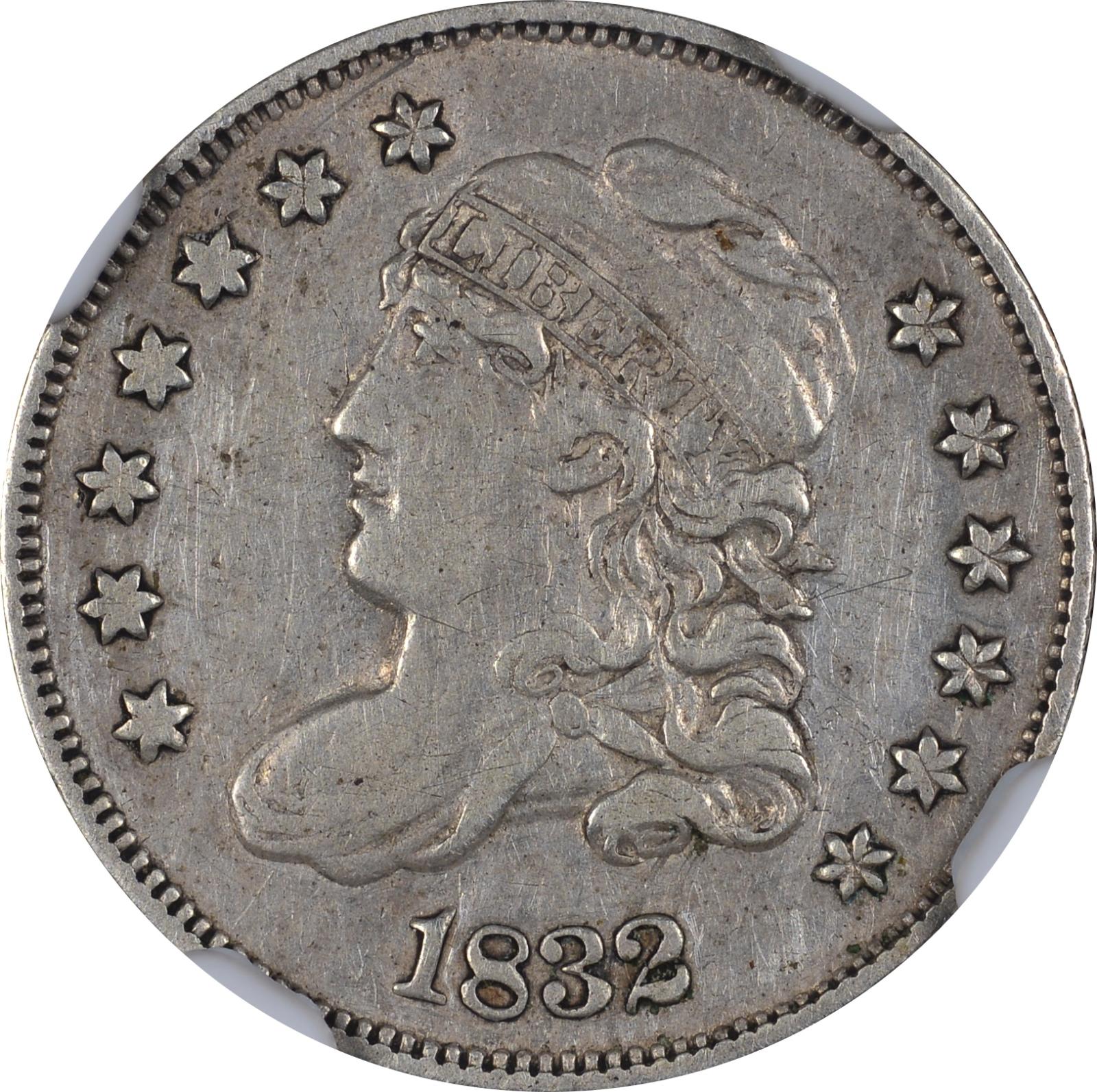 1832 LM-8.2 NGC AU-Det-Cleaned 6062238-008 Obverse