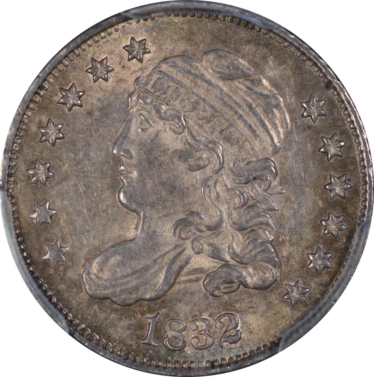 1832 LM-8.5 PCGS MS-63 44078021 Obverse