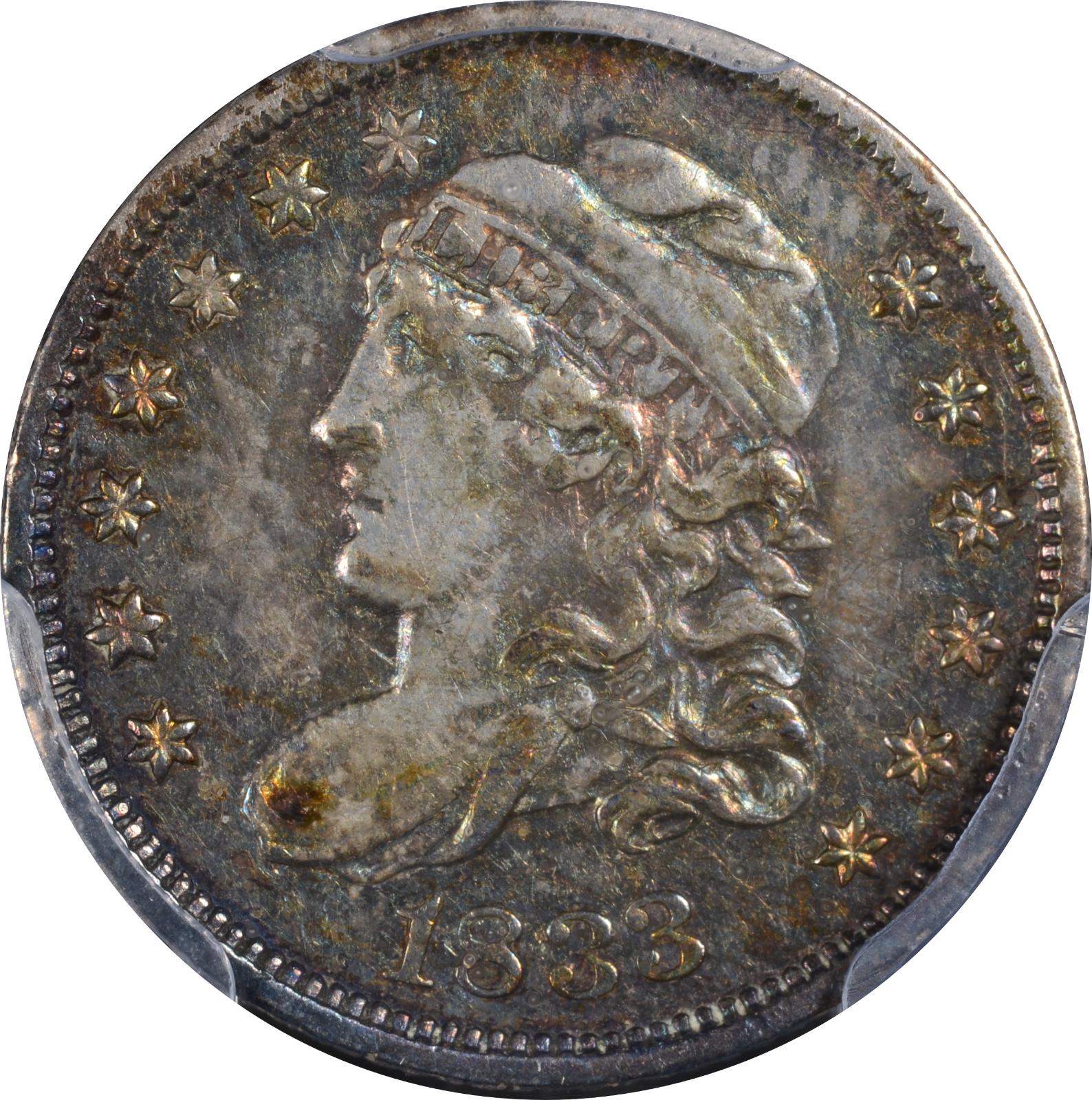 1833 LM-2 PCGS AU-50 47777911 Obverse