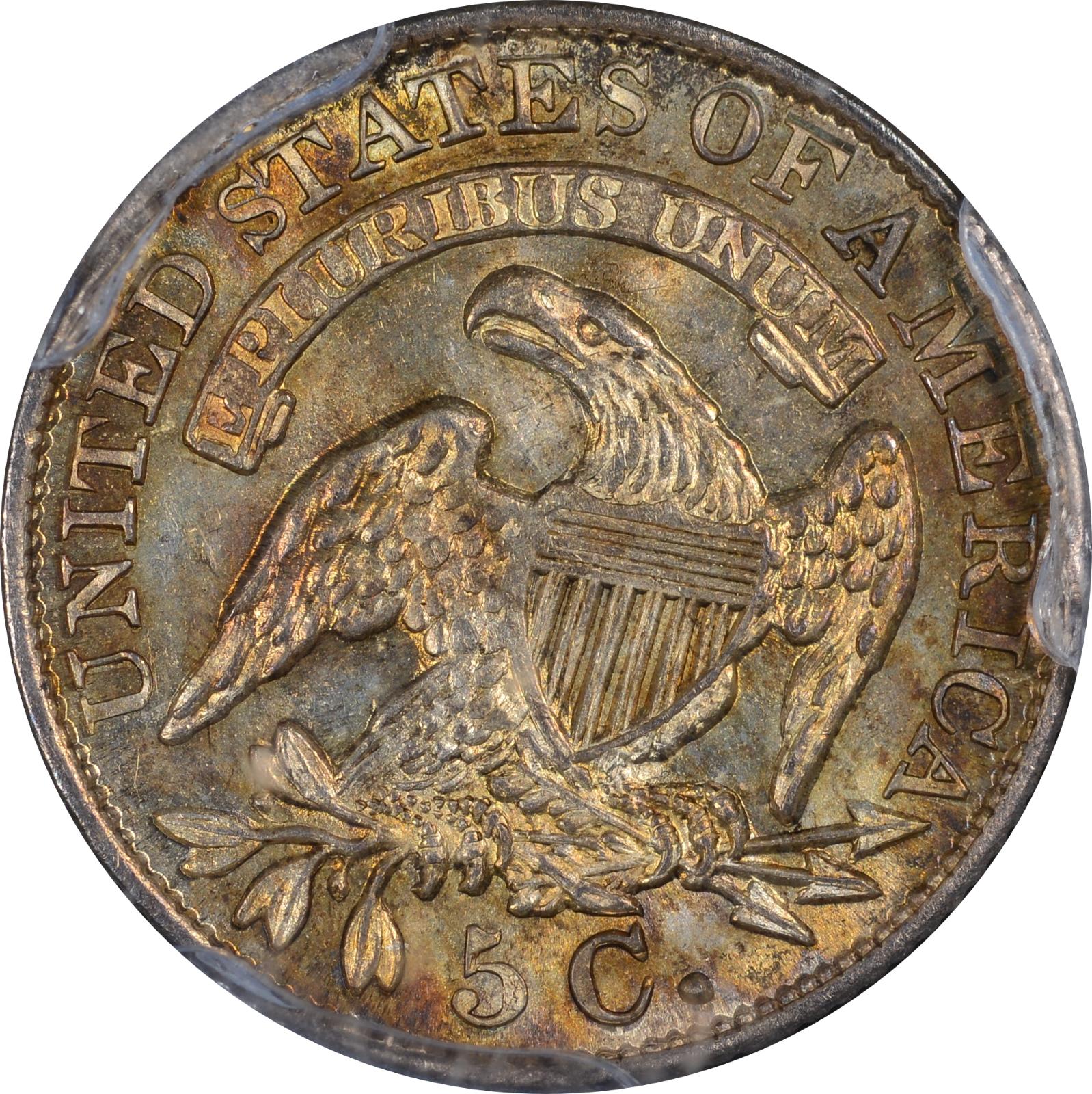 1833 LM-7 PCGS MS-62 45838881 Reverse