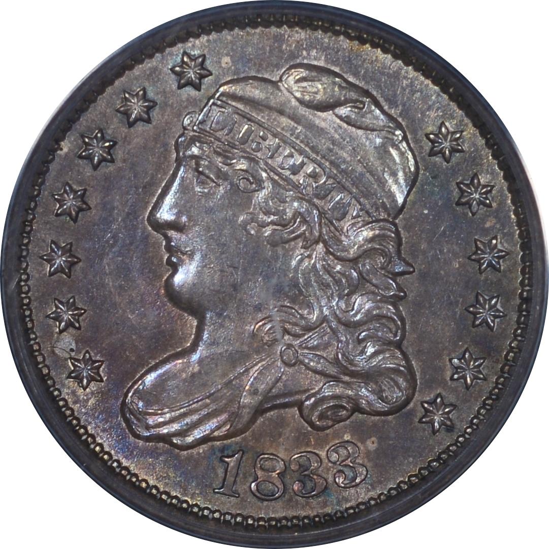 1833 LM-8 PCGS MS-63 12288059 Obverse