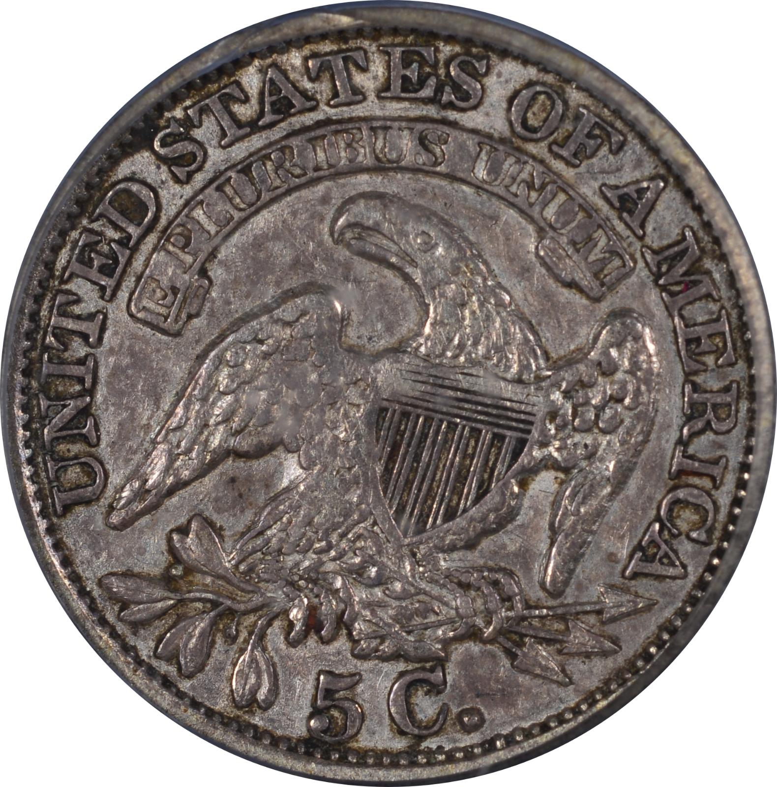 1835 LM-7 PCGS XF-45 CAC 20608687 Reverse