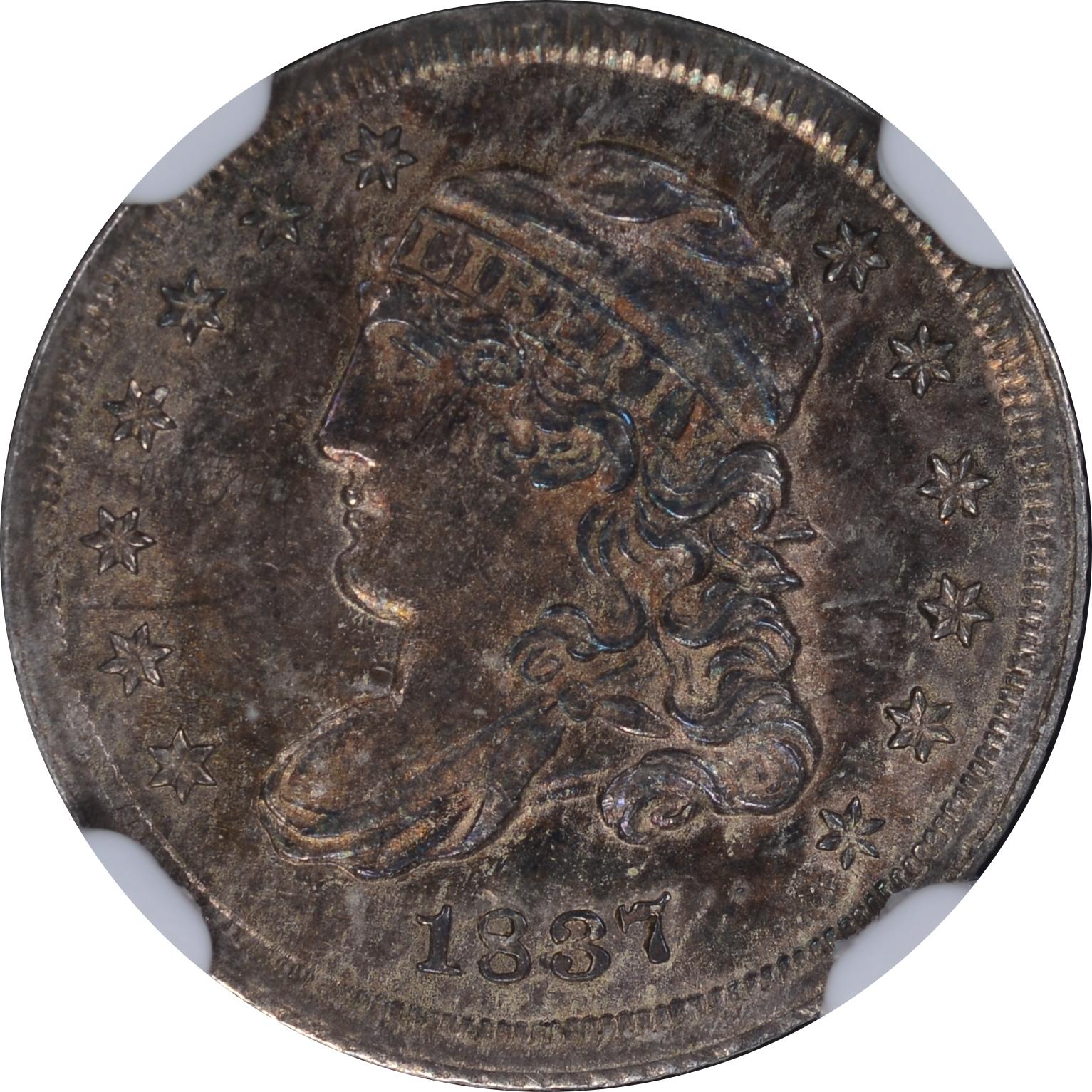 1837 LM-5 NGC MS-63 5743229-001 Obverse